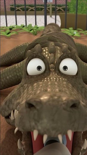 Rolling In The Zoo! ARPO's vs the Alligators 🐊 ARPO the Robot SHORTS | #shorts #arpo #robots