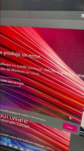 Error 202 al actualizar driver de tarjeta gráfica AMD