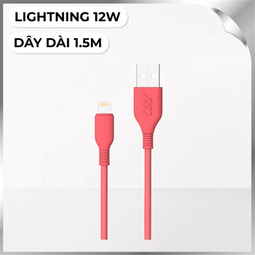 Cáp sạc nhanh và truyền dữ liệu USB-A - Lightning 10W 1.5m Innostyle J_IAL150_tCRL - giá rẻ
