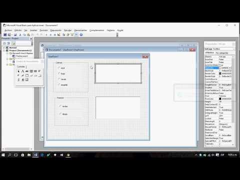 CREAR PALETA DE COLORES EN VISUAL BASIC