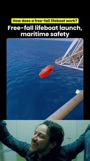 How does a free-fall lifeboat work?