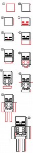 How To Draw A Minecraft Skeleton - Art For Kids Hub -