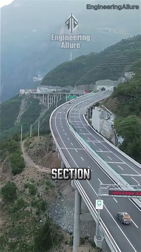 Anlai Expressway 😍 When Mountains Yield to Engineering #shorts