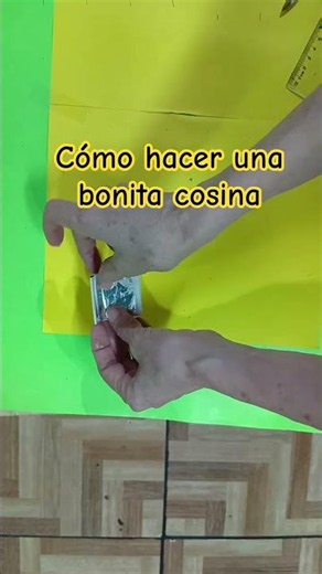 Cómo hacer una bonita cosina