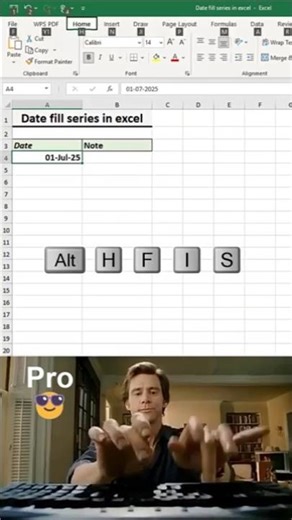 Date Fill Series in Excel 📅🔥 | Auto Date Trick!