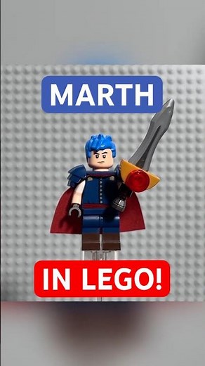 Making MARTH From FIRE EMBLEM With LEGO Bricks!