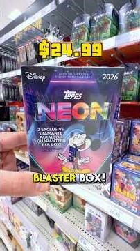 What’s Inside 2026 Topps DISNEY NEON Blaster Boxes At TARGET? 😯📈