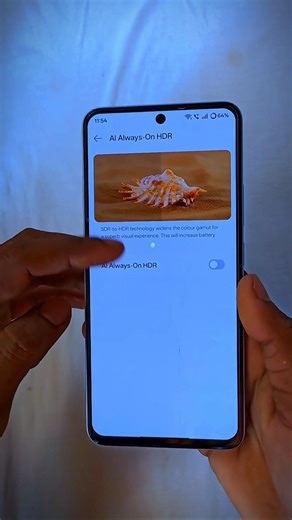😱 REALME P4 AI ALWAYS ON HDR TEST😱#tech #treanding #shortsfeed #smartphone #realmep4 #realme