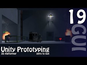Making Your First Game: Unity 3D Zombie Shooter Platformer - Intro to GUI