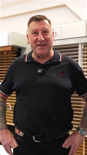 Kevin of Robson Blinds of Buxton at the Window Blinds Forum UK & Ireland exhibition