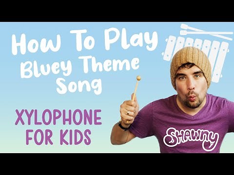 How to Play Bluey Theme Song | Xylophone for Kids