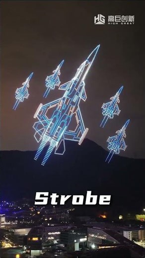 2026 Swarm Drone Show | Upgraded with Strobe Lights#Drone Show #Strobe #High Great #Drone Light Show