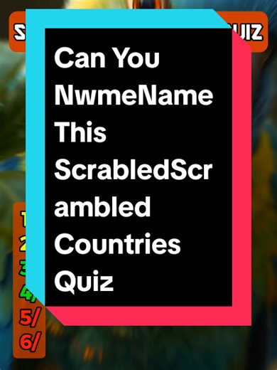 🌍 Unscramble the Country Name | Scrambled Countries Quiz | Only Geography Pros! #ScrambledCountries #CountryQuiz #GeographyQuiz #UnscrambleTheWord #guessthecountry