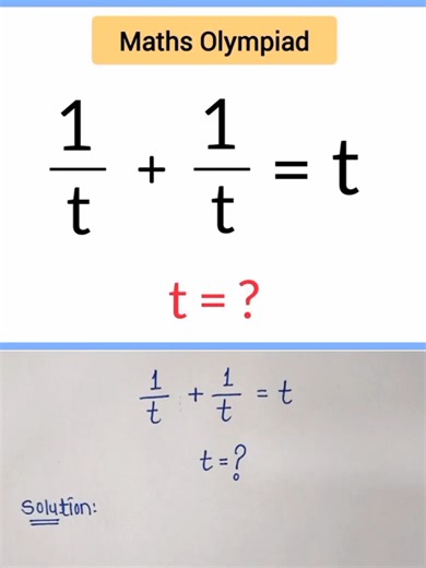 MATHS Olympiad Question #creatorsearchinsights #mathsolympiad #mathematics