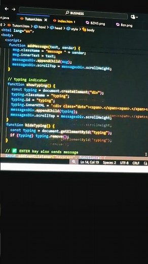 AI Chat Interface with HTML (THIS ALWAYS WORKS)! #trending #viral #coding