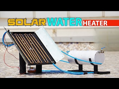 DIY 20 Liter Solar Water Heater for Rooftop | DIY Solar Project Ideas