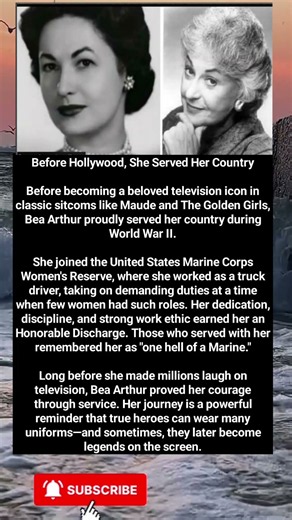 Before Hollywood, Bea Arthur Was a U.S. Marine 🇺🇸 | Incredible True Story