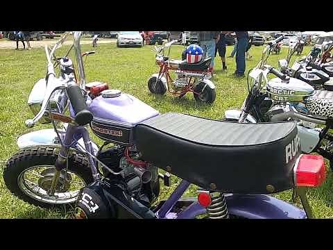 RUPP MINIBIKE COLLECTION AT WINDBER PA. SHOW REUNION