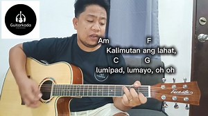 Hallelujah - Bamboo guitar tutorial for beginners #guitarkada #fyp #music #guitarlessons Fermata Fa214 | Guitarkada