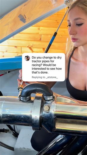 RUFSTR Racing - EJ & Ben on Instagram: "Are you team tractor pipes or mufflers? Hope this answers your question! RUFSTR is unique in how we can easily swap out the tailpipes to connect to mufflers in the transom or go straight tractor pipes through the engine hatch for racing We also can remove the cockpit “race hatch” to uncover a backseat to take people for rides (reel of that conversion in our profile too) A true do-it-all boat, we can race on Sunday and take out passengers without permanent