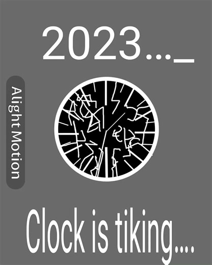 Tik tok tik tok clock’s tiking….