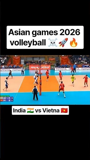 India 🇮🇳 vs Vietnam 🇻🇳 🔥 WHAT A RALLY 😱🏐 | Asian Games Volleyball 2026 #asianvolleyball #volleyball