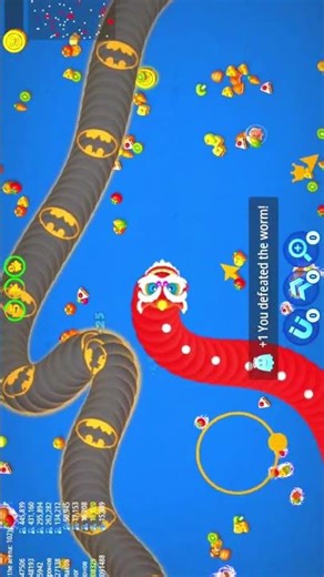 #wormszone 🪱.io 001 Slither Snake Top01/Best World Record 🪱#snake😱😱cacingWormszoneio #snakegame 😈😈