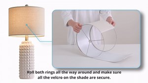 Oneach Modern Ceramic Table Lamp Set of 2 for Living Room Bedroom 24.5" Contemporary White Nightstands Bedside Lamps