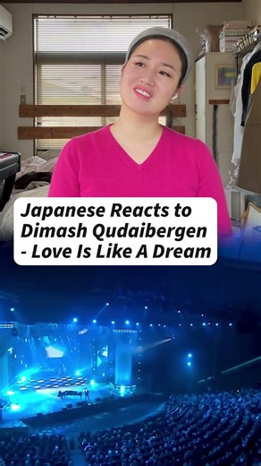 Japanese Reacts to Dimash Qudaibergen - Love Is Like A Dream (Live in Moscow, A Gift for Alla)