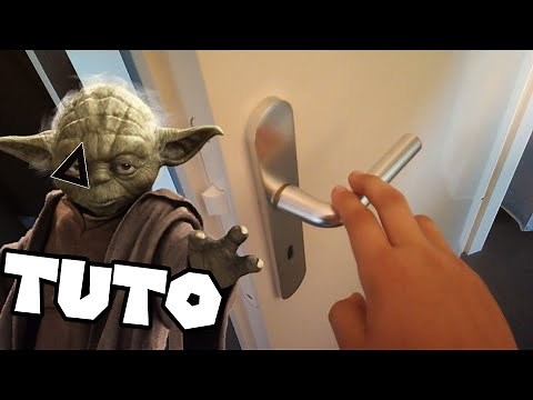 TUTO COMMENT OUVRIR UNE PORTE (POIGNÉE ALLUMINUM)