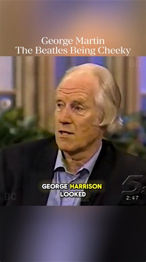 George Martin on The Beatles being cheeky #thebeatles