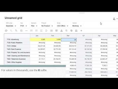 Performing New EPM Grid Operations