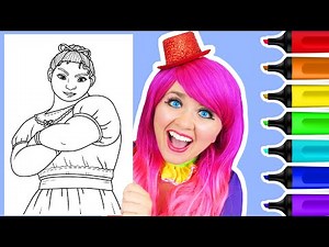 Coloring Encanto Luisa Madrigal