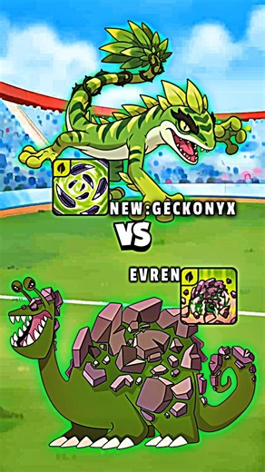 New dynamon Geckonyx vs Evren in Dynamons World🔥☘️ ||