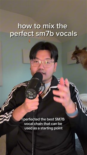 @johnhoangmusic on Instagram: "for years I used to struggle so much with mixing the sm7b as it’s a mic that requires lots of vocal processing. but I finally got it to sound right with this vocal chain that I run through. if you want a more indepth breakdown, the full YouTube video goes through the in depth details. #mixingandmastering #musicproduction #musicproducer #ableton #mixingvocals"