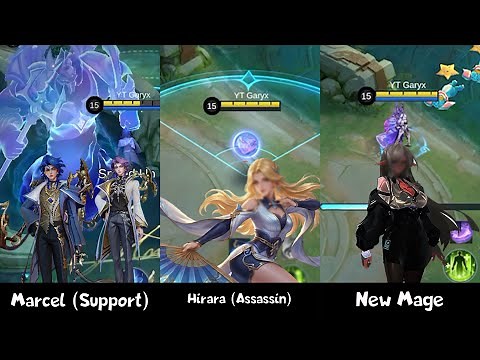 MLBB 3 NEW HERO MLBB - 3 NEW HERO MARCEL, HERO 133 HIRARA, HERO 134 MOBILE LEGENDS NEW HERO 2026