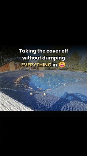 How to Remove Pool Cover Without the Mess (Above Ground Pool Opening After Winter)
