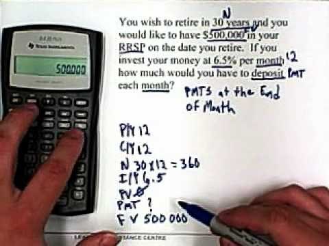 12. BA II Plus Calculator: Compound Interest: Making Payments in Begin & End Mode