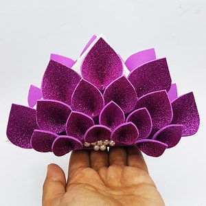 242K views · 8.8K reactions | Beautiful Tissue Box Making Easy Tutorial With Eva Glitter Foam Sheet From Foamiran - It's a Amazing Gift Ideas For Any Occation #TissueBox #TissueHolder #DIY | Origami Art & Crafts | Facebook