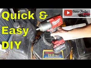 How to install Starter on Cub Cadet zero turn Kawasaki 22hp with Milwaukee fuel cordless impact