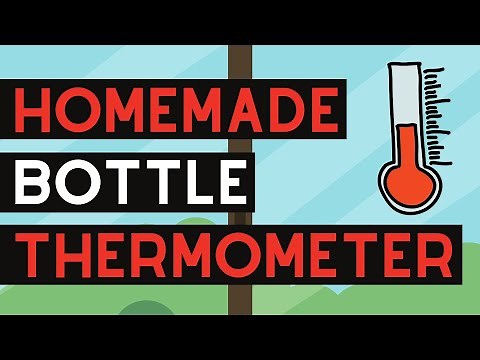 How To Make Your Own Thermometer | Homemade Bottle Thermometer For Kids | Weather Experiments
