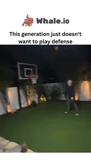 Laugh_leakkk on Instagram: "- Ryen Russillo, a sports podcaster, posted a nighttime backyard basketball clip of young players where a boy blatantly travels by picking up a loose ball and resuming dribble, unchallenged by passive defenders, captioning it “This generation just doesn’t want to play defense” for humorous effect. - The video, filmed on artificial turf with adult onlookers, amassed 1.3 million views and 7,000 likes within hours, sparking replies mocking the travel violation, lack of h