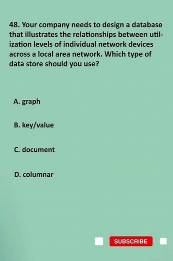 Azure Data Fundamentals DP - 900 Q 48 100% PASS EXAM