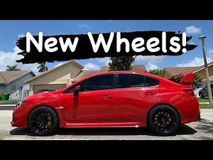 New Wheels Enkei TS-10's on a STI! (2019 WRX STI)