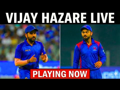 Rohit Sharma & Virat Kohli Playing LIVE 🔴 Mumbai vs Sikkim | Delhi vs Andhra | Live Score