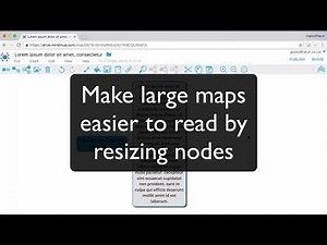 Make larger maps easier to read by expanding nodes
