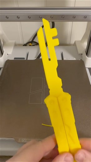 3D printed Roblox Keylisong (RIVALS) in Real Life #3dprint #roblox #shorts #3dprinted #rivals