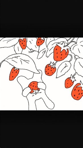 file ur nails before picking strawberries #art