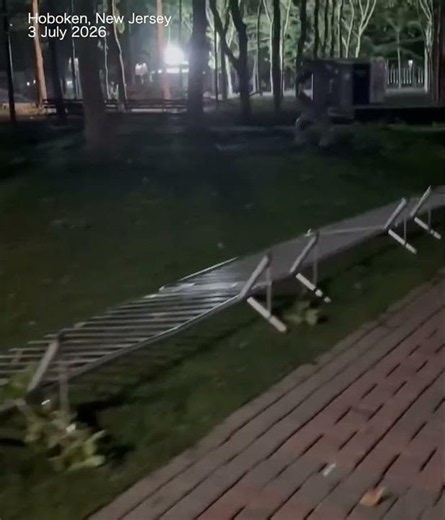 Aftermath of a vicious storm that struck New York and New Jersey areas