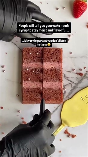 It may be an unpopular opinion but Conventional cakes, when made the right way, should be tender,